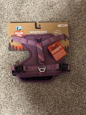 Arcadia Trail Neoprene Dog Harness PURPLE PADDED SIZE SMALL BENEFITS CHARITY picture
