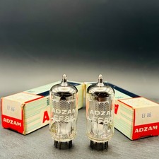 Close Matched Pair ADZAM EF86 6267 NOS Tested Strong Tubes | 109% / 118% GM picture
