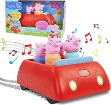Peppa Pig's Family Red Clever Car Lights Sounds George Daddy Mummy Pig WOW Stuff picture