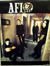 AFI 2003 sing the sorrow group promotional poster Flawless New Old Stock picture