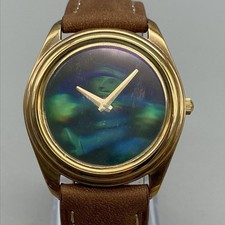 Vintage Fossil Orbit HG-9101 Mens Watch 33mm Hologram Dial New Battery picture