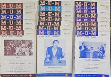Lot Of 21 Vintage MUM Magic Magazines Early 1970s 🎩🪄 Good Condition 1971-73 picture