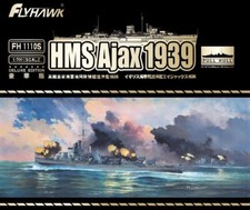 Flyhawk FH1110S 1/700 HMS Ajax 1939 Limited Edition Plastic Model Kit picture