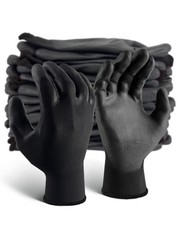 EvridWear 12 Pairs PU Coated Work Gloves Ultra-Thin Latex-free Safety Glove picture