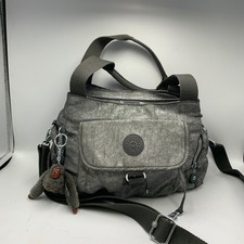 Kipling Felix Shoulder Bag Women Gray Monkey Keychain Adjustable Crossbody Strap picture