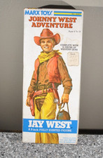 Vintage Marx Johnny West Adventure Jay West Action Figure 1975-NEVER OPENED picture