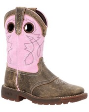 Rocky Girls' ' Legacy 32 Waterproof Western Boot Broad Square Toe - picture