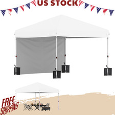 NEW 10x10 Pop Up Canopy Tent with Sidewall Heavy Duty Commercial Instant Shelter picture