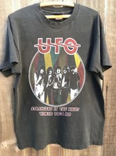 UFO 1979 World Tour Classic Hard Rock Concert Vintage T-Shirt picture