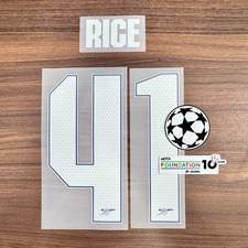 Official Namesets and Full Patch for Arsenal Home 2024-26 Rice41 UCL Version picture