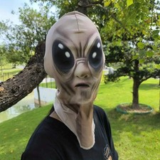 【Alien Mask】Lightweight & Breathable Headgear, Halloween Outdoor Adventure Mask picture