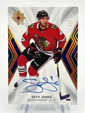 Seth Jones /5 Auto 2021-22 Ultimate Collection Chicago #56 picture