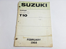 1962-1967 Suzuki 250 T10 Parts manual diagram catalog picture