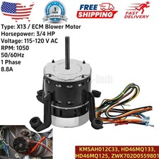 KMSAH012C33 ECM X-13 Furnace Blower Motor for Zhongshan Broad-Ocean 1050 RPM NEW picture