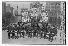 New York City Union Square USS Recruit Officers WWI 1917 Captain Pierce picture
