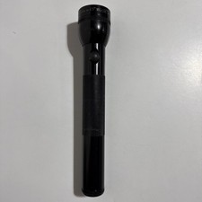 Mag-Lite 12 In Black Metal Flashlight 3 D Cell Made in USA Ontario, California picture