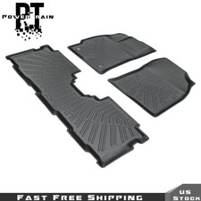 TPE Floor Mats 2 Row Liner Set Fits For Toyota Prius V 2012-2016 2017 Black New picture