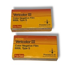 Vintage Kodak Vericolor III VPS 220 Film Exp 02/1990 10 Rolls 2 Pro Packs picture