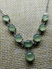 Natural Type A Burmese Jadeite Necklace (Icy Light Green) picture