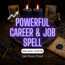 Career Spell, Same Day | Job Promotion New Job Ritual Hand Cast, Magic picture
