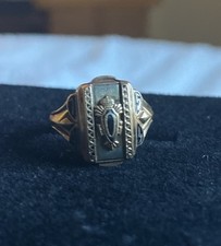 Vintage 1954 Jostens 10k Gold 3.78g Highschool Graduating Class Ring Size 6 picture