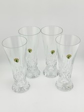 Waterford Crystal Lismore Pilsner Beer Glass 14 Ounce 4Pc Set picture