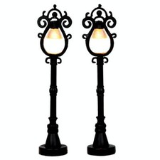 Lemax 2014 Parisian Street Lamp Caddington Village #44757 Battery Operated Rare picture