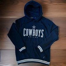 Dallas Cowboys Mens Hoodie Navy Sweatshirt Embroidered Logo  35$ MARK DOWN picture