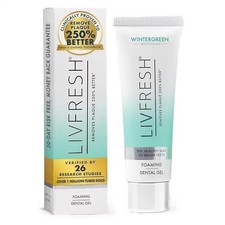 2PCS LIVFRESH Toothpaste Gel Clinically Proven to Remove Plaque 250% Better picture
