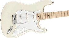 Fender Squier Affinity Series Stratocaster Electric Guitar (Olympic White) New picture
