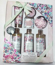Olivia Grace Vanilla Almond 7-PC Bath & Body Care Collection Gift Set Argan Oil picture