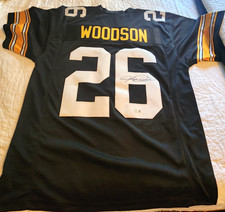 AUTOGRAPHED ROD WOODSON PITTSBURG STEELERS JERSEY HOF with BECKETT HOLOGRAM COA picture