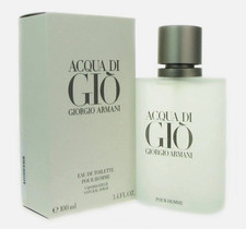 Aqua Di Gio By Giorgio Armani Men's Cologne EDT Spray 3.4-oz (New And Sealed) picture