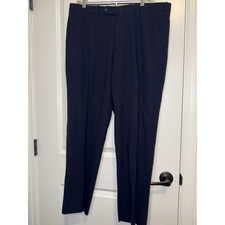 Incotex Venezia 1951 Dress Pants Mens 38x29 Navy Blue Wool Trousers Quiet Luxury picture
