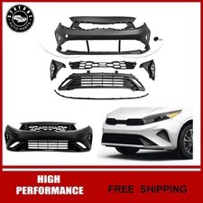 Fits 2022-2024 Kia Forte Complete Front Bumper Cover Grille Set W/o Running Lamp picture