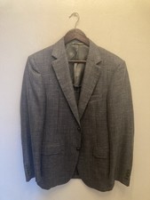 Canali Men's Kei Wool Silk Linen Blend Sport Coat Made in Italy Size 38R  picture