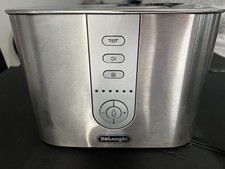 DeLonghi DTT720 Stainless Steel 2-Slice Toaster 800W 120V Defrost, 6-Setting picture