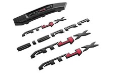 5pcs Red Black Fits for 2023-2024 GMC GM Sierra 1500 AT4X Emblems 85160705 picture