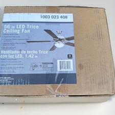 Hampton Bay Trice 52 in. LED Espresso Bronze Ceiling Fan picture