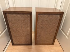 💙Rare Jensen Vintage Large Heavy  Speakers Audiophile Wood Cabinets Model TF-3A picture