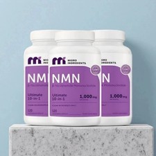 3PCS NMN COMPLEX 1,000mg – with Caps Resveratrol 10-in-1 NAD+ Booster 120 | picture
