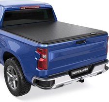 5PCS Soft Vinyl Roll-Up Tonneau Cover for Truck Bed 2004-2007 Chevy Silverado picture