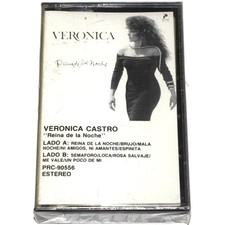 Veronica Castro - Reina De La Noche (Cassette Tape 1988) Latin NUEVO NEW SEALED picture