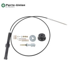 12Feet SS14112 Back Mount Rack And Pinion Boat Steering Cable Kit Marine New picture