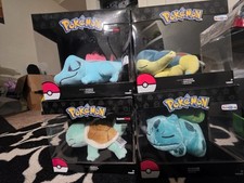 Sleeping Pokemon Starters TOYS R US AND GAMRSTOP EXCLUSIVES picture