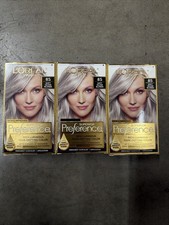 3x L'Oreal Paris Superior Preference Permanent Hair Color 8S Soft Silver Blonde￼ picture
