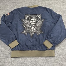 Insert Coin XL Leon Kennedy RE4 Blue Bomber Jacket | Resident Evil 4 Cosplay picture