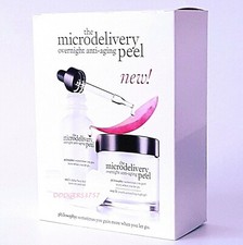 Philosophy The Microdelivery Overnight Anti Aging Peel 2 Piece SET BOX AMAZING picture