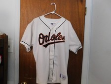 VTG BALTIMORE ORIOLES Made in USA RUSSELL ATHLETICS BUTTON FRONT JERSEY  XL 90's picture