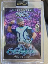 2026 Wild Card Matte Metal Graffiti True 1/1 Cal Raleigh  picture